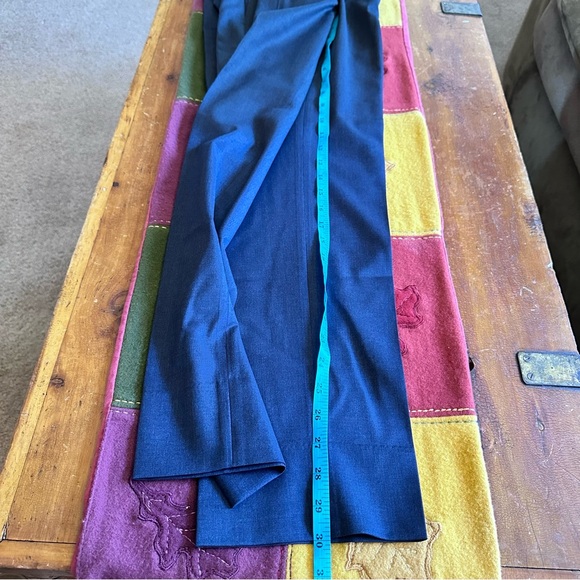 🖇️ Brooks Brothers Reda Flexo Milano Fit Navy Heathered Dress Pant - Picture 2 of 6